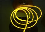 No Dark Spot 6 x 12mm Flexible LED Strip Light / Silicone Neon Rope Light Lemon