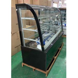China Single Arc Cake Display Freezer 3 Layers Shelf Inside / Bakery Cooling Showcase on sale