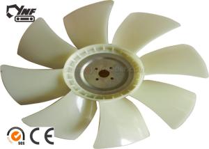 China White 4BG1T Radiator Cooling Fan Blade For Excavator Accessories factory