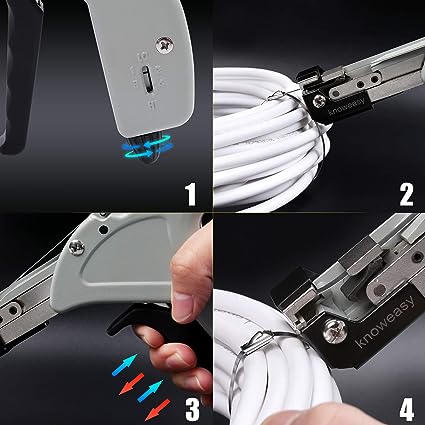 Easy Operation Cable Tie Gun Cutting Tools Professional Convenient