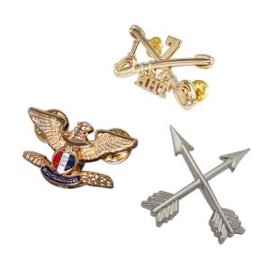 China High Quality Souvenir Custom Logo Metal Hard Enamel Badge Fashion Jersey Decorative Lapel Pins for Clothes factory