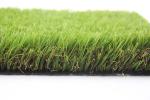 Double Wave 50mm Garden Artificial Grass Flame Resistance