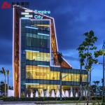 Steel Structure Construction Showroom Office 1000 Tons Building