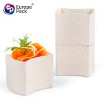 Alibaba hot sale biodegradable material special shape 66ml dessert cereal cup