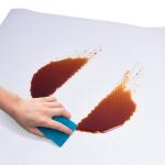 Plastic Type EVA Place Mats for Dining Table Waterproof Blue Bathroom Decoratio