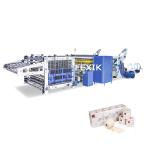 Glue Laminated Embossing Kitchen Towel Toilet Paper Rewinding Machine