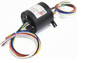 China 25.4mm Hole Precious Metal Through Bore Slip Ring With Low friction factory