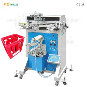 China CE 350x250mm Semi Auto Screen Printing Machine For Plastic Crate factory