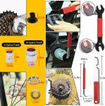 Bike Repair Tool Kit - 16 in 1 Bicycle Multitool Mountain Bike Tool Cycling