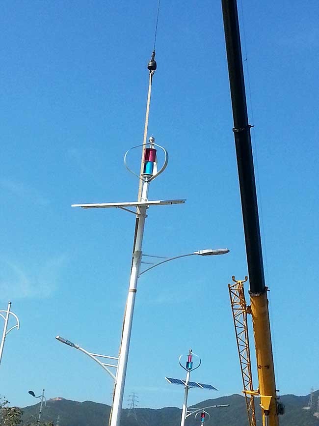 High - Tech Combination Solar And Wind Power Generator 600w Maglev Wind Generator
