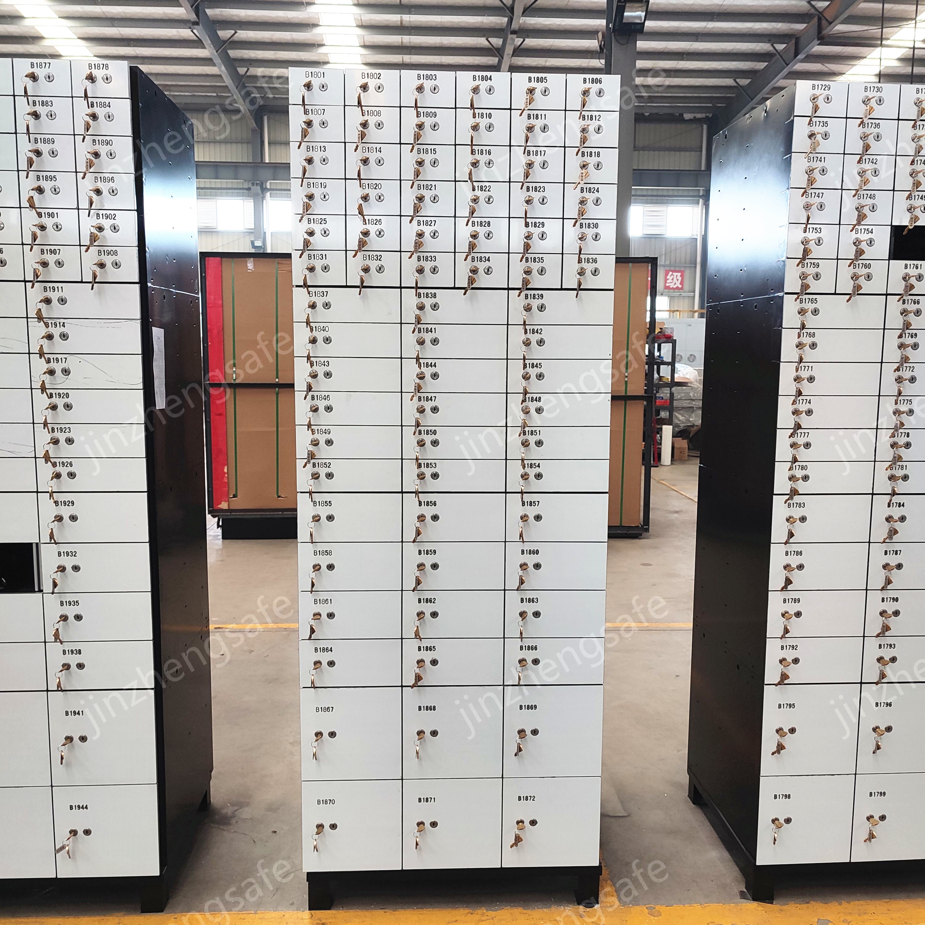 Steel Plate W271mm H99mm Fire Resistant Safe Lockers , Safe Locker Box
