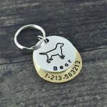 Sheet Letter Leave Badge Disc Custom Metal Punch Stamp
