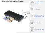 Black Laminator Machine A4 Maximum Quick Warm-up Hot Cold Fast Lamination 2