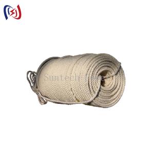 China Insulated High Strength 18mm Nylon Fiber Rope Construction Lifting factory