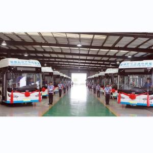 China 10.5m 27 Seats Electric Hydrogen Fuel Cell Bus LHD Zero Emission factory