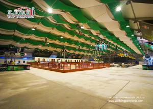 China Clear Span Glass ABS Walls Two Story Tent For Beer Festival Events factory
