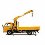 Construction 3.2T Truck Mounted Crane With 11m Max. Lifting Height Hydraulic