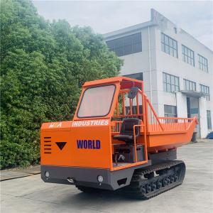 China 4WD Agricultural Crawler Tractor Mini Dumper For Fruits Transport factory