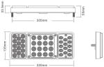 ISUZU Japanese Truck Parts DC12V/24V 44leds Pickup Truck Tail Lights