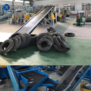 China Waste Tyre Recycling Plant Rubber Crusher Tire Grinder Machine factory