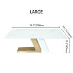 Modern Light Luxury Sintered Stone Multifunctional Dining Table Chair Simple