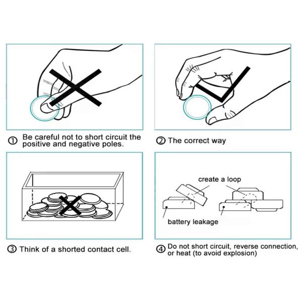 Customizable Alkaline AG6 LR920 Coin Cell No Mercury From VP Battery