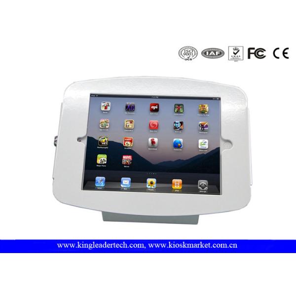 China Cold Rolled Steel Ipad Kiosk Enclosure For Ipad Mini With Wall Mount & Desktop Locking factory