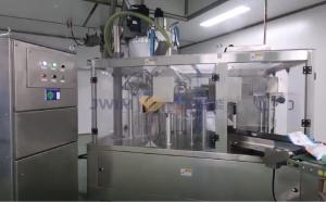 China 100g-1kg Rotary Pouch Packing Machine For Salt Powder Veterinary Fertilizer Chemicals factory