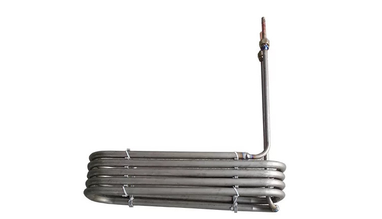 Industrial Shell Titanium Coaxial Coil Heat Exchanger 220V Combined