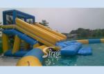 15m Dia. Pool Kids N Adults Big Inflatable Water Park On Land For Outdoor Rental