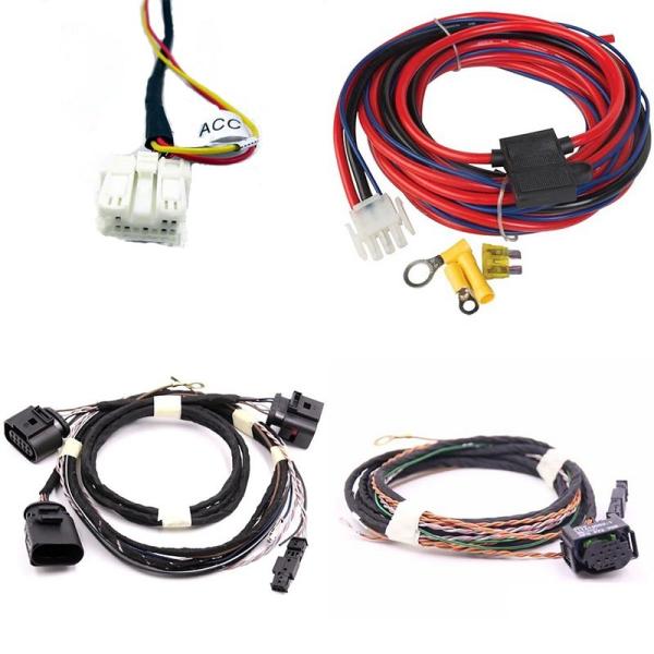 EURO Market Cable Harness Assembly with Customized Plug Connectors and Copper