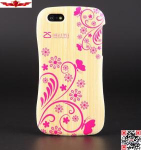 China New Fashion Design 3D Printing Flowers Aluminum Bumper Cover Case For Iphone 5/5S factory