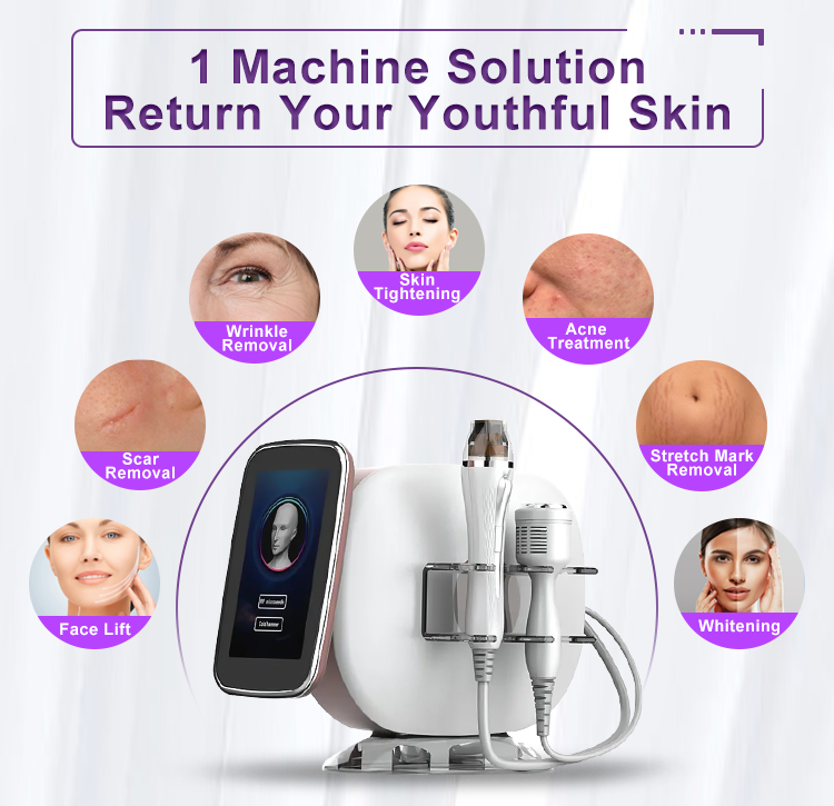 Gold Micro Needling With Radio Frequency Fractional Portable Rf Microneedling Machine For Face Beauty Device