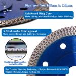 4.5inch Super Thin Disco Diamantado Para Porcelanato De Corte Piedra Diamond Saw