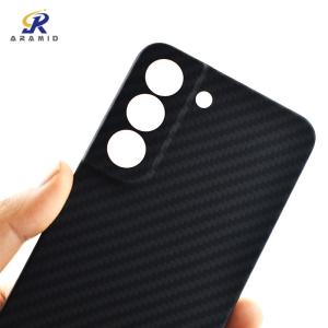 China Minimalism Textured Aramid Fiber Phone Case For Samsung S22 factory