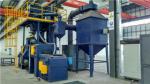 ISO9001 Wire Mesh Shot Blasting Machine Sheets Dishes Cleaning
