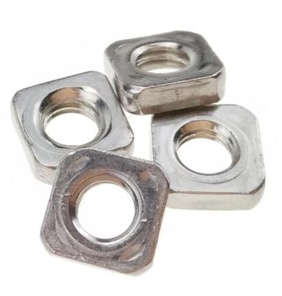 Machinery Industry Stainless Steel Square Nuts For Bolt Screws M6 DIN 557