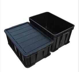 China Safe Component Esd Plastic Bins Durable Stackable Anti Static Container factory