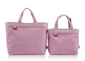 China Promotional Canvas Tote Bags SGS Washable Cotton Material 2 Sets Of Bags factory