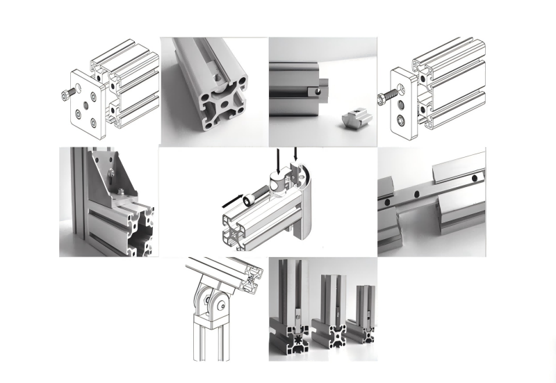 135 Degree Angle Aluminum Corner Brackets Profile Corner Joint Connectors for 2020 3030 4040 Aluminum Profile