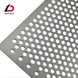 China Custom Metal Perforate Mesh Stainless Steel Aluminum Copper Brass Colors factory