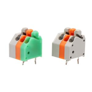China 3.50mm Pitch Screwless Spring Clamp Terminal Blocks Jointable factory