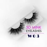 Soft 25mm 3D Mink Lashes , Custom Private Label Siberian Mink Eyelashes