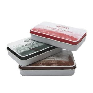 China Double Sided Printed Cigar Tin Box Eco - Friendly Metal Case factory
