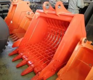 China Customized NM400 Hyundai Excavator Skeleton Bucket factory