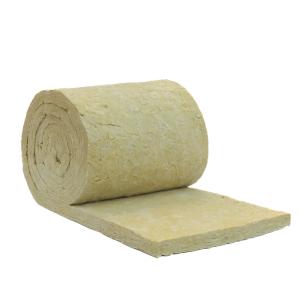 China Roofing Insulation Felt Mineral Wool Blanket For Sound Absorbing 80 Kg/M3 Stone Wool Insulation Material factory