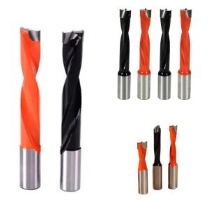 China Spiral Flute Tungsten Carbide Inserted Wood Dowel Drill Bit 14mm factory