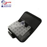 Wallet Pocket Pill Dispenser Box Case Organizer Container Medicine PU Cover 28