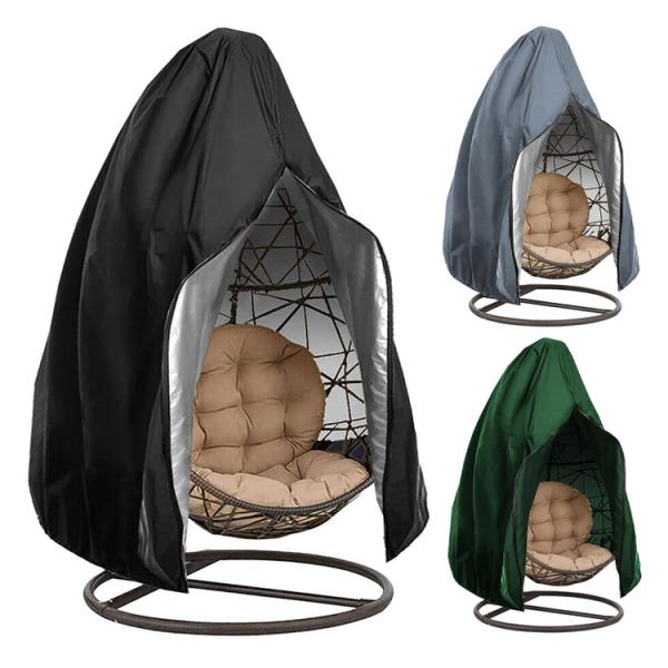 600D Oxford PVC Single Hanging Swing Chair Dust Protector Covers for Outdoor