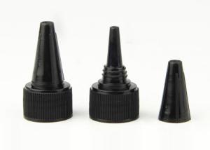 China Black Color Plastic Cosmetic Lids , Plastic Bottle Tops High Practicality factory